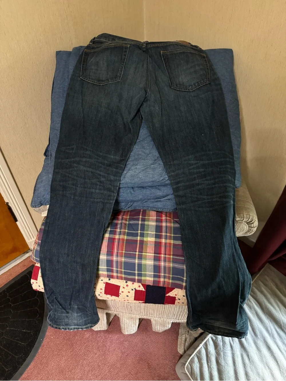 GAP Straight Jeans in Indigo Blue